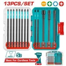 Набор ударных битов для шуруповерта 13 шт. TOTAL TACSDL01306