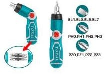 Набор отверток с храповым механизмом 13 в 1 TACSD30136