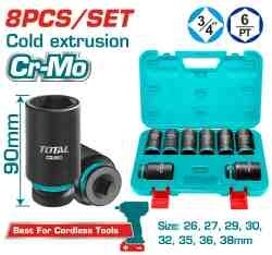 Набор из 8 глубоких ударных головок 3/4 дюйма THKISD34082L