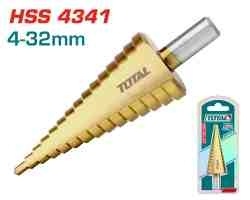 Ступенчатое сверло 4-32мм TOTAL TAC43201