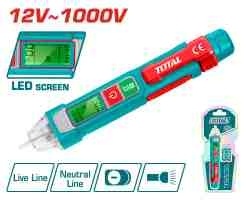 Индикатор переменного напряжения 12-1000В TOTAL THT210003
