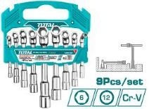Набор угловых торцевых ключей 9шт. TLASWT0901