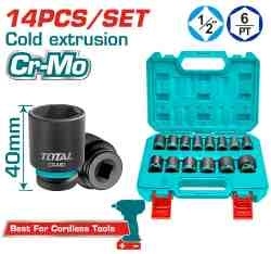 Набор из 14 ударных головок 1/2"DR THISTD12141