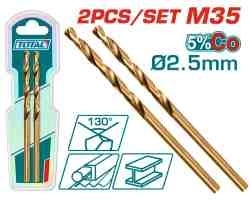 Сверло по металлу M35 HSS-CO 2,5мм