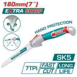 Складная пила 180мм TOTAL THFSW1808