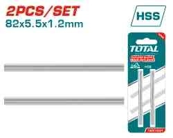 HSS Лезвия для строгальных станков 2шт 82x5,5x1,2 мм TAC618201