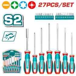 Набор отверток 27 шт. TOTAL TKSDS2726