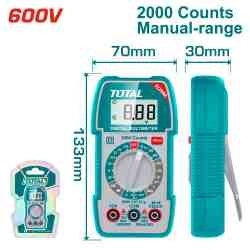 Цифровой мультиметр 600В TOTAL TMT5360011