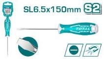 Отвертка шлицевая SL 6.5x150мм THT266150