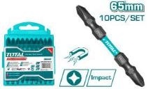 Набор ударных бит отверток PH2 10 шт. TACIM16PH233 фото 1