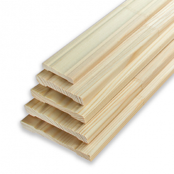 Наличник НФС-80 б/с фигурный, сращ. L=2,2м фото 1