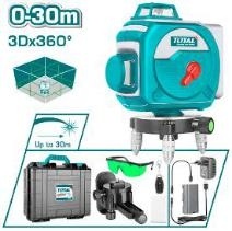 3D лазерный уровень с зелеными линиями 5000 mAh TLL255267 фото 1