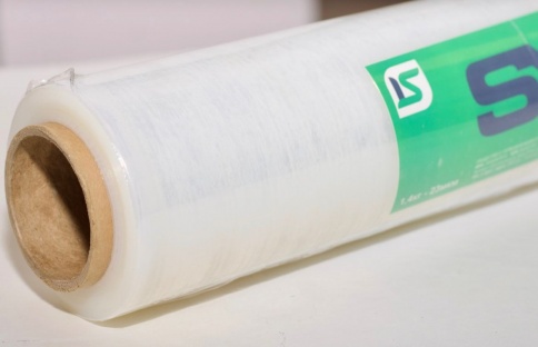Стрейч-плёнка упаковочная, прозрачная, 1,2кг., ширина - 500 мм, 23 мкм БЕЛ фото 1