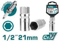 Головка для свечей зажигания 21мм - 1/2 " THSPS12216 фото 1
