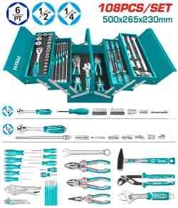 Набор ящиков для инструментов из 108 предметов THTCS121081 фото 1