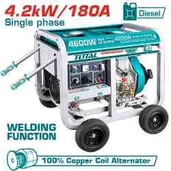 Дизельный генератор 4,6kw (с электростартером) TP446001 фото 1