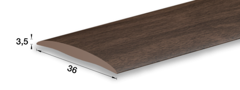 Порог 36мм 1,6м "Идеал Изи", 229 Дуб латте фото 2
