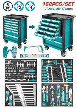 Набор ящиков для инструментов 162 предметов THPTCS71621 фото 1