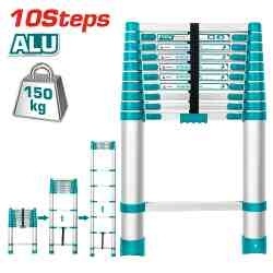 Лестница телескопическая алюминиевая THLAD08101 фото 1