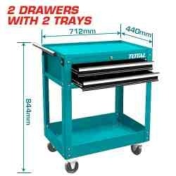 Тележка для инструмента с 2-мя ящиками THPTC201 фото 1