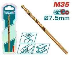 Сверло по металлу M35 HSS-CO 7,5мм фото 1