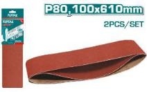 Набор ленточной шлефовальной бумаги 2 шт. P80, 100*610 TAC750802 TAC750802 фото 1