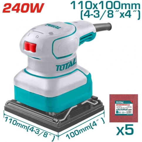 Виброшлифмашина TOTAL TF2241108 фото 1