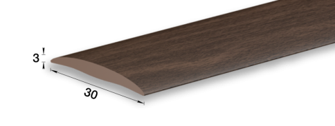 Порог самоклеющийся 30мм 0,9м "Идеал Изи" Орех миланский фото 2