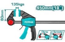Быстрозажимная струбцина 80x450мм THT1346801 фото 1